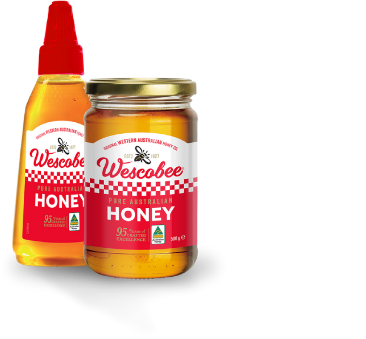 WESCOBEE HONEY GLASS 300G